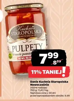 Netto Danie Kuchnia Staropolska Nowocześnie oferta