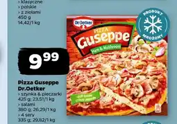 Netto Pizza Guseppe Dr.Oetker szynka & pieczarki oferta