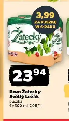Netto Piwo Žatecký Světlý Ležák 6-pak oferta