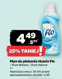 Netto Płyn do płukania tkanin Flo Pure Nature oferta