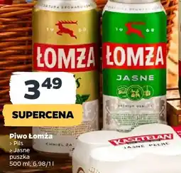 Netto Piwo Łomża Pils puszka oferta