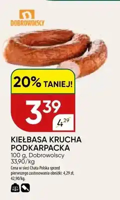 Chata Polska Kiełbasa krucha podkarpacka oferta