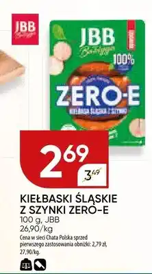 Chata Polska Kiełbaski śląskie z szynki Zero-E JBB oferta
