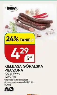 Chata Polska Kiełbasa góralska pieczona oferta