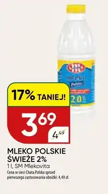 Chata Polska Mleko Polskie świeże 2% oferta