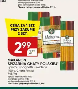 Chata Polska Makaron Spiżarnia Chaty Polskiej pióra oferta