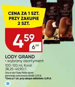 Chata Polska Lody Grand Koral oferta