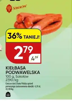 Chata Polska Kiełbasa podwawelska Sokołów oferta