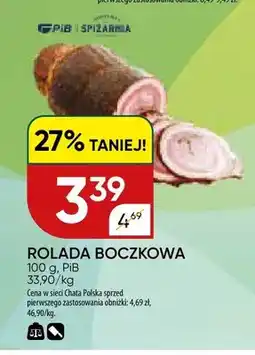 Chata Polska Rolada boczkowa PIB Spiżarnia oferta