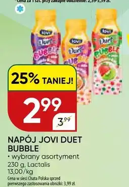 Chata Polska Napój Jovi Duet Bubble Lactalis oferta