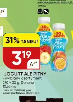 Chata Polska Jogurt Ale Pitny Danone oferta