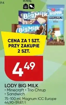 Chata Polska Lody Big Milk Minecraft Magnum ICC Europe oferta