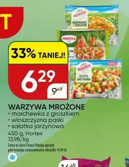 Chata Polska Warzywa mrożone marchewka z groszkiem Hortex oferta