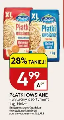 Chata Polska Płatki owsiane Melvit oferta