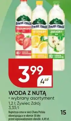 Chata Polska Woda z nutą Żywiec Zdrój oferta
