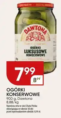 Chata Polska Ogórki konserwowe Dawtona oferta