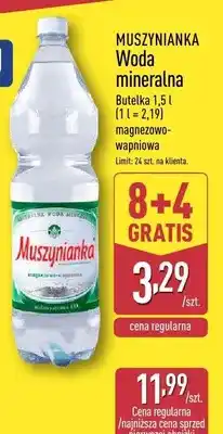 ALDI Woda mineralna magnezowo-wapniowa MUSZYNIANKA oferta