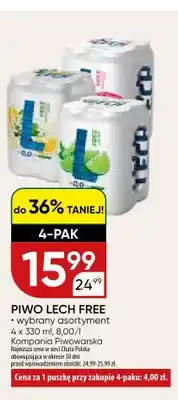 Chata Polska Piwo bezalkoholowe Lech Free 4-pak oferta