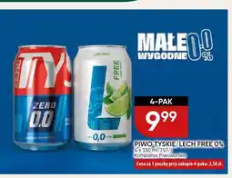 Chata Polska Piwo bezalkoholowe Tyskie Zero 0.0 4-pak oferta
