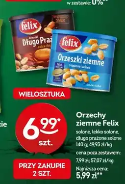 Żabka Orzechy ziemne Felix solone oferta