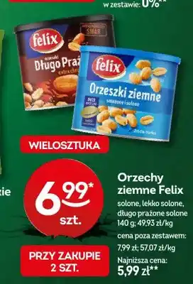 Żabka Orzechy ziemne Felix solone oferta