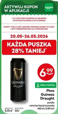 Żabka Piwo Guiness Draught puszka oferta