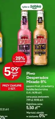 Żabka Piwo Desperados Mixado 8% passion fruit oferta