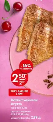 Żabka Rożek z wiśniami Aryzta oferta