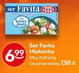 Żabka Ser Favita sałatkowo-kanapkowy Mlekovita oferta