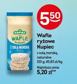 Żabka Wafle ryżowe Kupiec z solą morską oferta