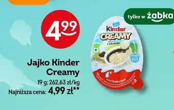 Jajko Kinder Creamy