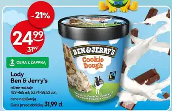 Lody Ben & Jerry's Cookie Dough