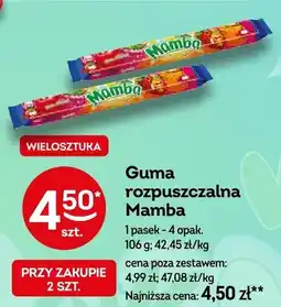 Żabka Guma rozpuszczalna Mamba oferta