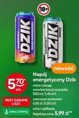 Żabka Napój energetyczny Dzik Sour Raspberry oferta
