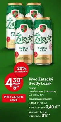 Żabka Piwo Žatecký Světlý Ležák oferta
