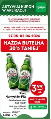 Żabka Piwo Namysłów Pils butelka bezzwrotna oferta