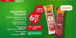 Żabka Salami Snack Tarczyński pikantne oferta