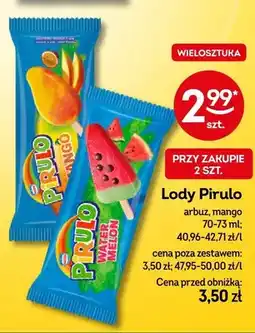 Żabka Lody Pirulo arbuz oferta