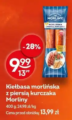 Żabka Kiełbasa morlińska z piersią kurczaka Morliny oferta