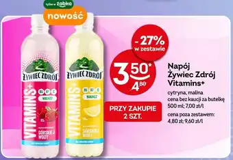 Żabka Napój Żywiec Zdrój Vitamins+ cytryna oferta