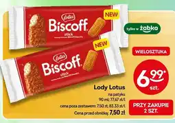 Żabka Lody na patyku Lotus Biscoff oferta