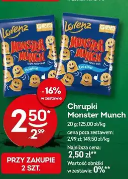 Żabka Chrupki Monster Munch oferta