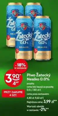 Żabka Piwo bezalkoholowe Žatecký Nealko 0.0% oferta