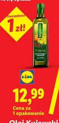 Lidl Olej Kujawski 3 ziarna oferta