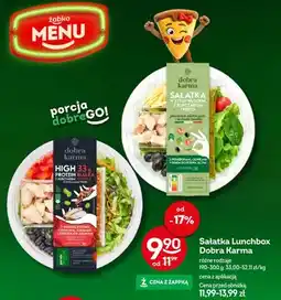 Żabka Sałatka Lunchbox w stylu azjatyckim z kurczakiem Dobra Karma oferta