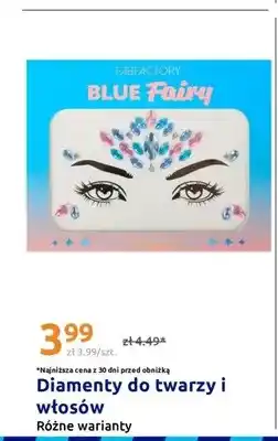 Action Diamenty do twarzy i włosów FABFACTORY Blue Fairy oferta