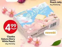 Żabka Ciastka GANGFU Sakura Story White Peach oferta