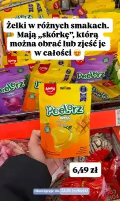 ALDI Żelki Peelerz AMOS oferta