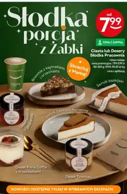 Żabka Ciasto Brownie z kajmakiem i orzechami Słodka Pracownia oferta