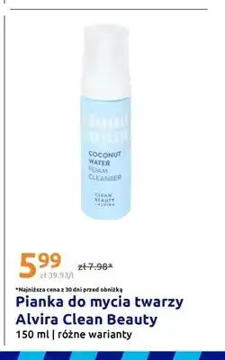 Action Pianka do mycia twarzy Alvira Clean Beauty oferta